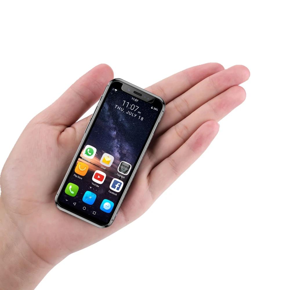 Карманный мини смартфон на Android Anica i9s MTK6580 16 ГБ GPS WiFi Face ID Google play супер маленькие