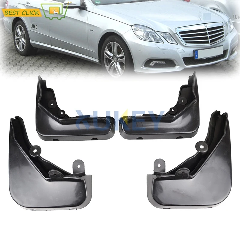 Брызговики для Mercedes Benz E Class W212 Sedan 2008 2012 брызговики передние и задние Fender 2009 | Грязезащита -32789480923