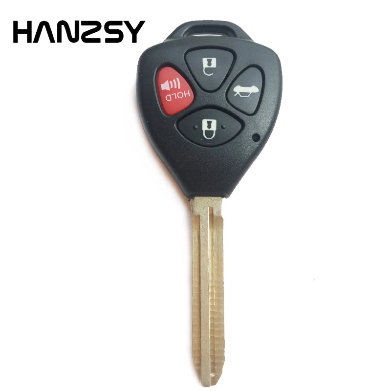 Чехол для пульта дистанционного управления с 4 кнопками Toyota Camry RAV4 Yaris Avalon REIZ Venza