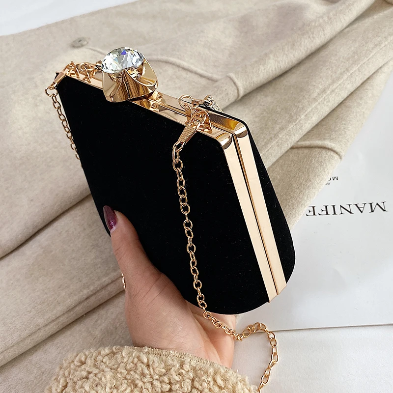 Роскошные женские вечерние сумки-клатчи со стразами женская свадебная сумка