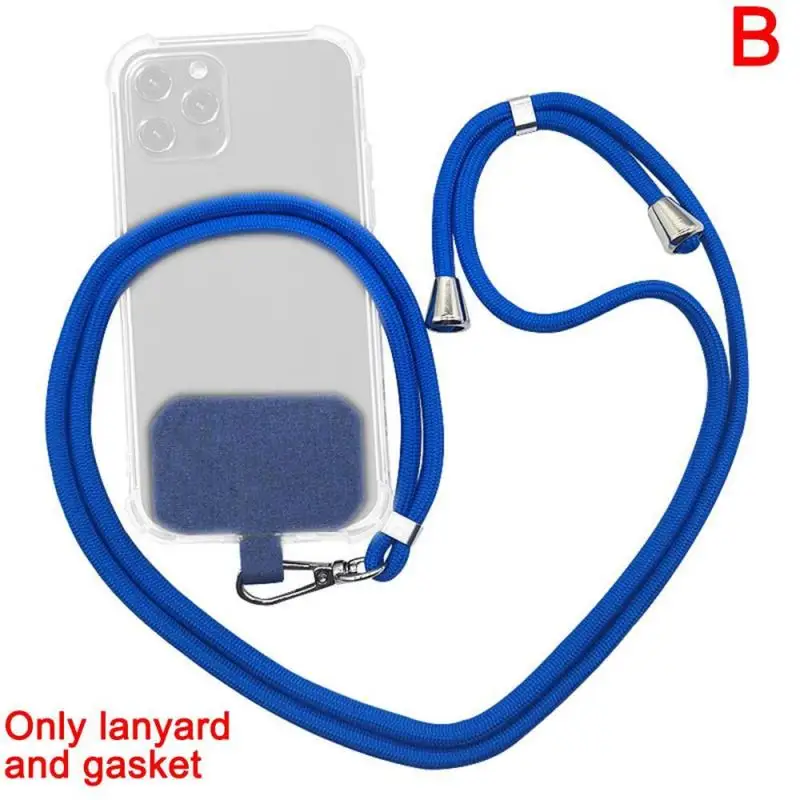 Universal Crossbody Patch Phone Lanyards Mobile Strap Lanyard Nylon Soft Rope Cell Hanging Cord Accessories | Мобильные телефоны и