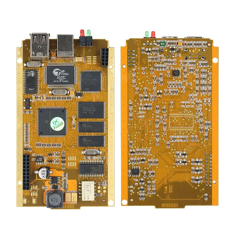 Автомобильный диагностический сканер OBD2 для Renault Can Clip V205 полный чип CYPRESS AN2131QC