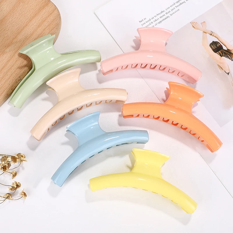 

Fashion Claw Clip Hair Clips Women 11cm Large Colorful Candy Color Clip Hair Girls Hair Claw Clip Hairclip Hair Accessories