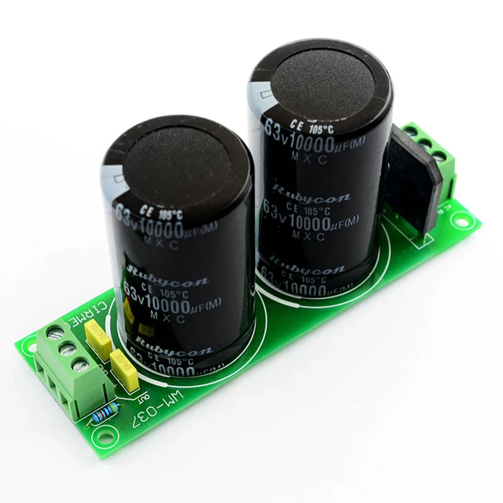 

Accessories Audio Practical Durable Easy Install Rectifier Filter Board Finished Capacitor Module Dual Power For Amplifier DIY