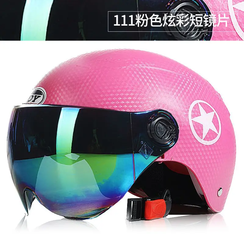 2021 электрический мотоциклетный шлем полумассивный для мотоцикла мужской и