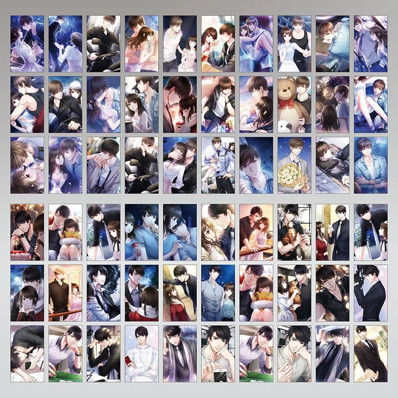 Креативная открытка с любовью и продюсером аниме почтовые открытки наклейка