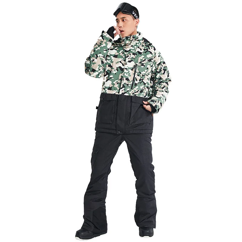 Новинка 2019 мужские лыжные костюмы зимний уличный костюм для сноуборда