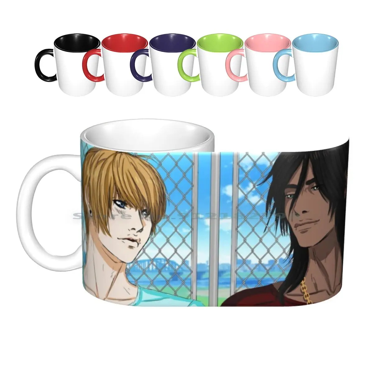 Аниме Мальчики Керамические Кружки Кофейные чашки молочный чай Кружка комикс