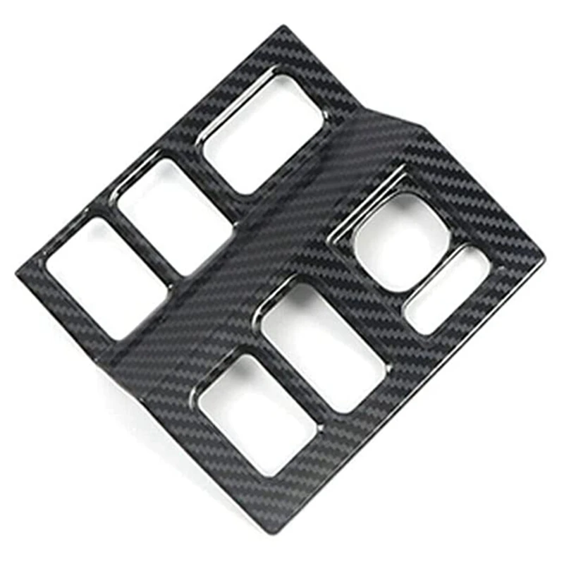 

For Toyota - 2014-2021 Car Center Console Left Control Headlight Switch Button Cover Frame Decor Trim Accessories