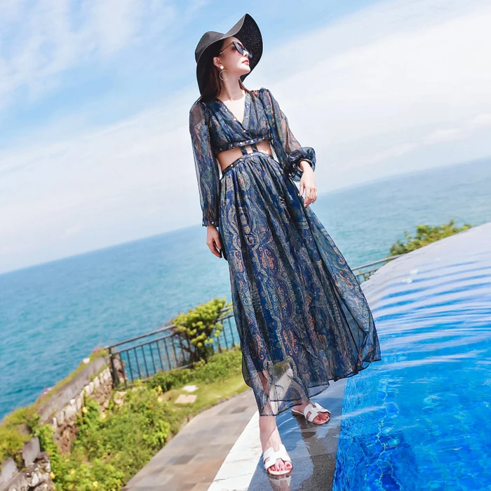 Сексуальное Новое Женское платье с открытой спиной сексуальное летнее v-образным