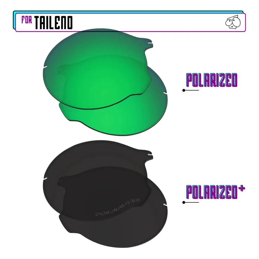 

Поляризованные Сменные линзы EZReplace для солнцезащитных очков Oakley Tailend-BlackP Plus-серебристые P