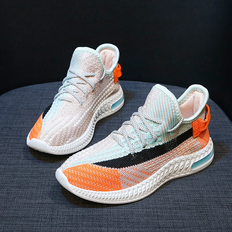 Comfortable inner ladies casual shoes 360 degree breathable wicking sports shoes women's vulcanized shoes beautiful and generous