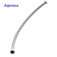 aqwaua plumbing hose bathroom accessories stainless steel shower hose 400 500mm plumbing pipe toilet hose stop valve connector