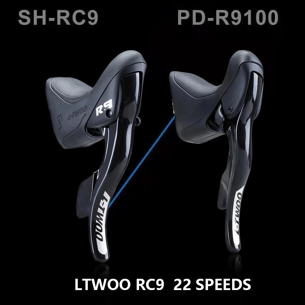 Комплект переключения передач LTWOO R9 22s для дорожного велосипеда 2x11 рычаг + задние