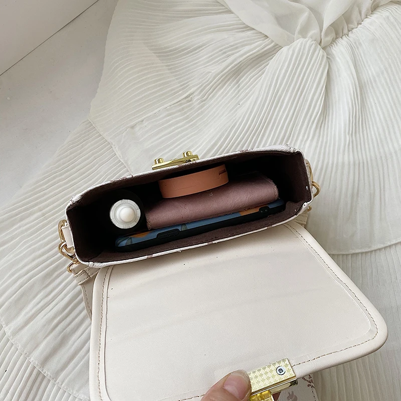 Новинка 2020 женская сумка через плечо с принтом модная из искусственной кожи |