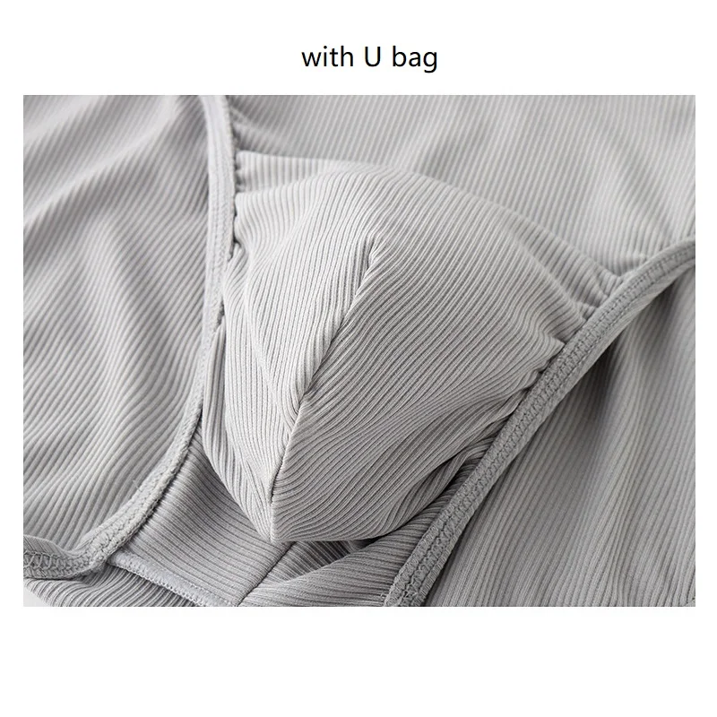 Трусы брифы мужские из модала пикантное дышащее удобное нижнее белье средняя