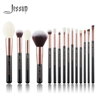 jessup brushes rose gold black professional makeup brushes set foundation powder make up brush pencil natural synthetic hair