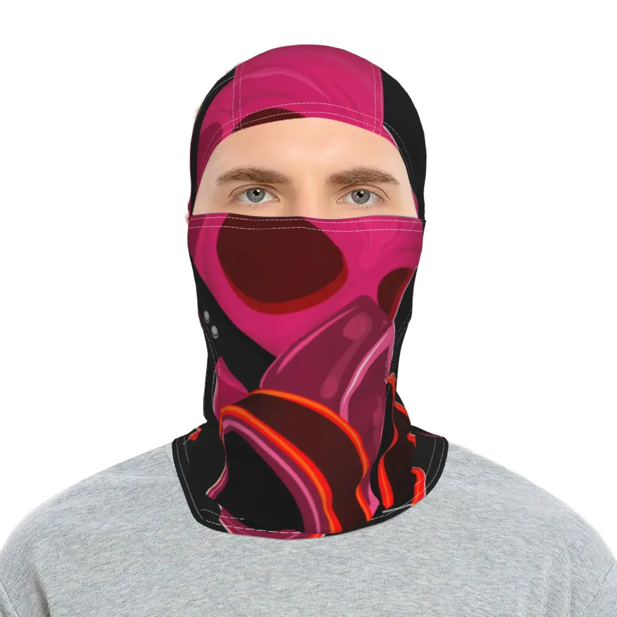 

2021 Skull Pattern Outdoor Sports Riding Sunscreen Headgear Minority Balaclava Full Face Towel Spoof Motorcycle Mask