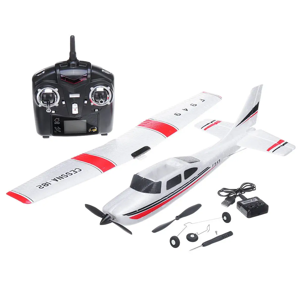 Wltoys F949 RC Airplans 3CH 2 4 ГГц микро модель самолета RTF левой рукой режим Throllte самолет