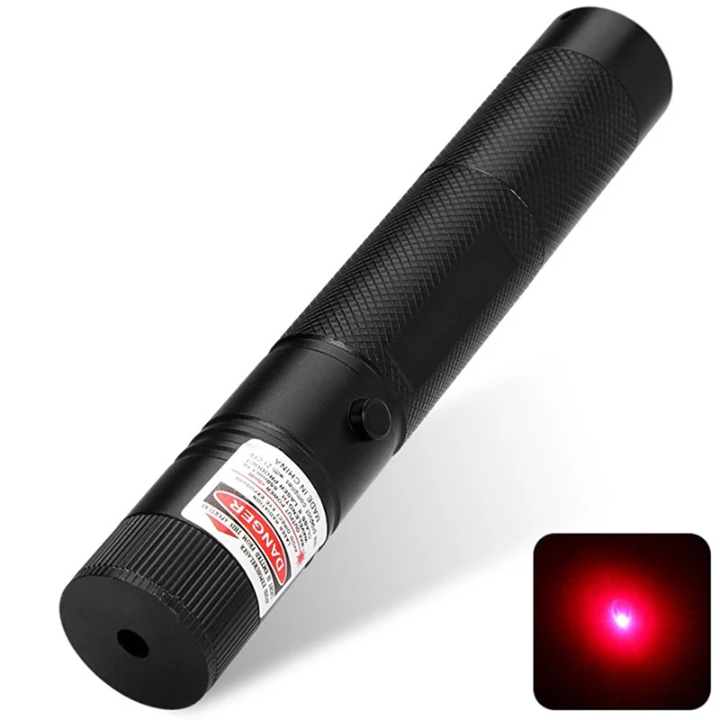 

Laser Pen 301 5mW 405nm Zoomable 18650 Blue/Red Laser Pointer Pen for Burning Matches SM