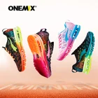 Кроссовки ONEMIX спортивные для мужчин и женщин, дышащие, с воздушной подушкой, вязаные, сетчатые, для ходьбы и бега