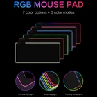 Большой светодиодный RGB коврик для мыши, USB Проводное освещение, игровой геймерский XL коврик для мыши, коврик для клавиатуры для компьютера Overwatch Pubg Dota 2 Borderlands