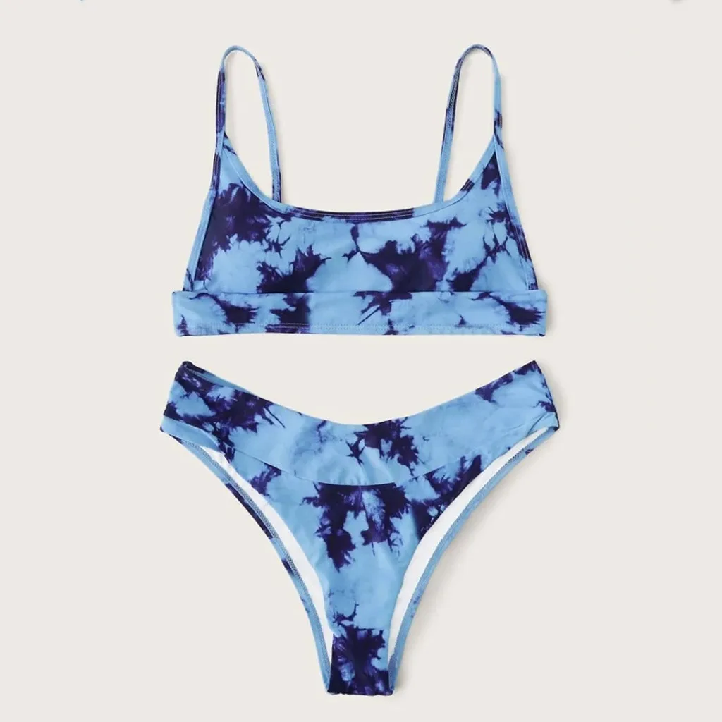 Женский купальный костюм ming Бразильский бикини сексуальный топ с принтом в виде