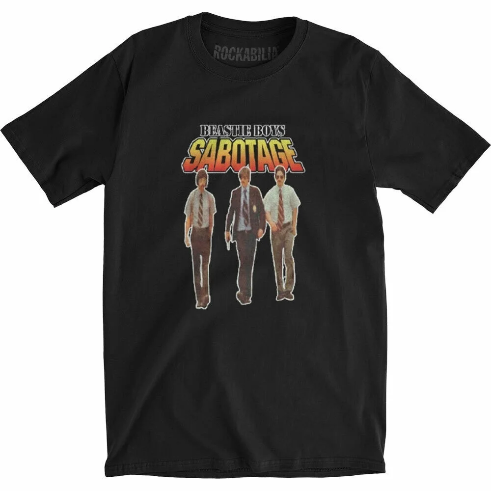 

Beastie Boys Men's Sabotage Slim Fit T-shirt Black