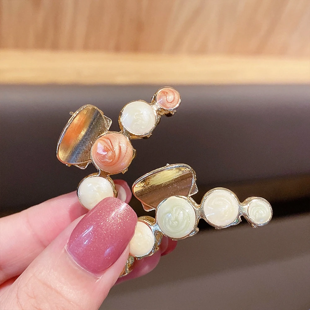 

Заколки для волос женские, милые круглые небольшие зажимы из сплава, повязка на голову, модные аксессуары для волос