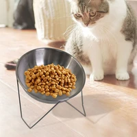 durable raised dog food feeder nonslip with base feeding feeding supplies stand puppy dish for small cats travel kittens water