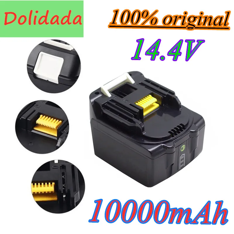 

14.4 V 10000 mAh Li-Ion battery for MAKITA battery 14.4 V BL1430 BL1415 194066-1-194065-3 194559-8 MAK1430Li. MET1821