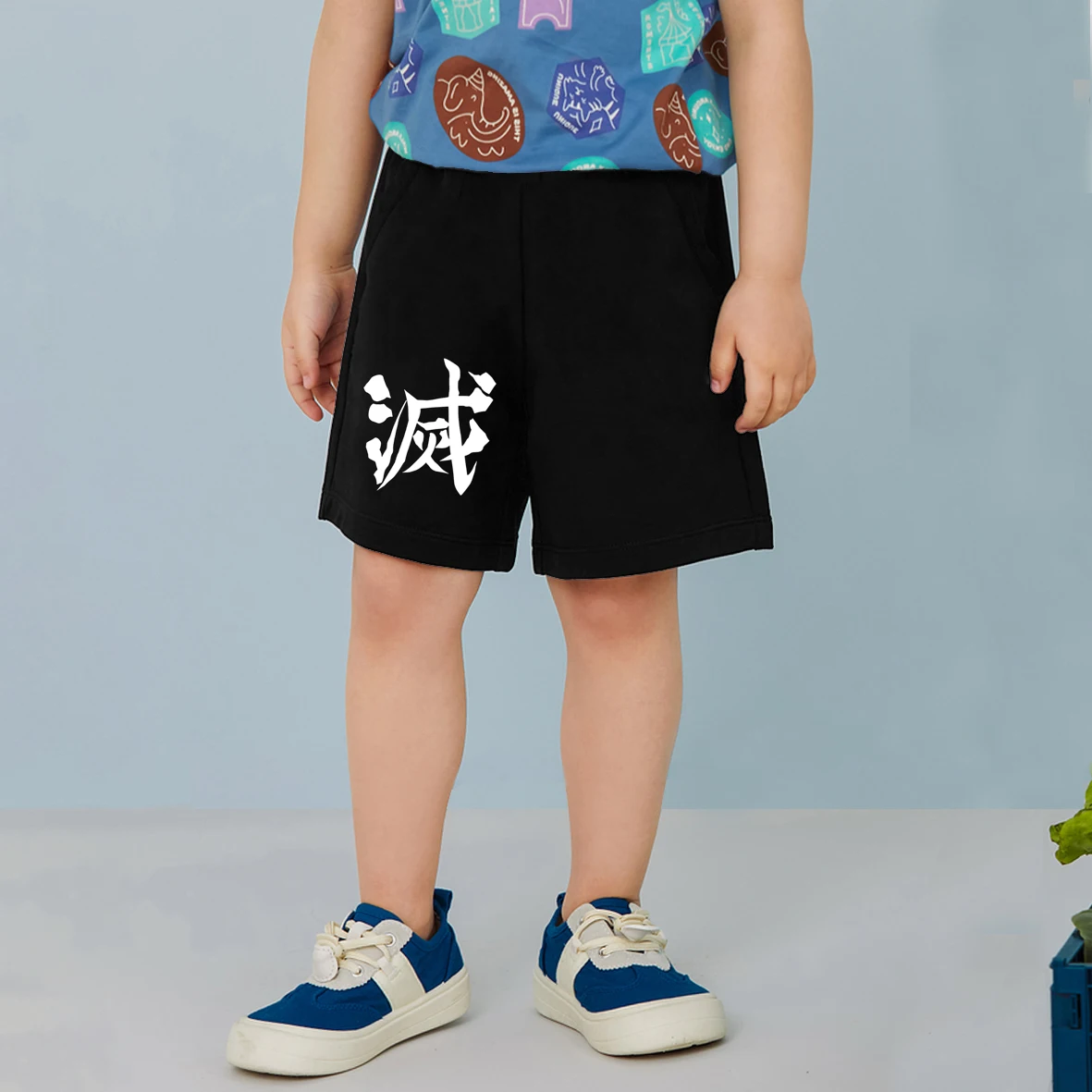 

Demon Slayer Cool Anime Children's Short Pants Summer 2021 Shorts for Boy Girls 100% Cotton Soft Unisex Sports Shorts Streetwear