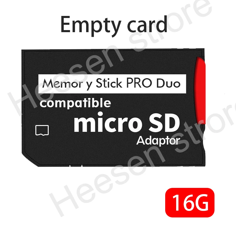 For psp Game16GB 32GB 64GB 128GB HG PSP 1000/2000/3000 Memory Stick MS Pro Duo Full Real Capacity HX Game card Pre-installe | Электроника