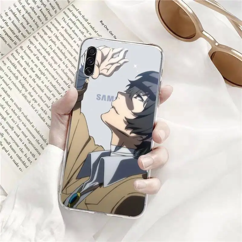 

bungou dogs Dazai Osamu Phone Case Transparent for Samsung s9 s10 s20 Huawei honor P20 P30 P40 xiaomi note mi 8 9 pro lite plus
