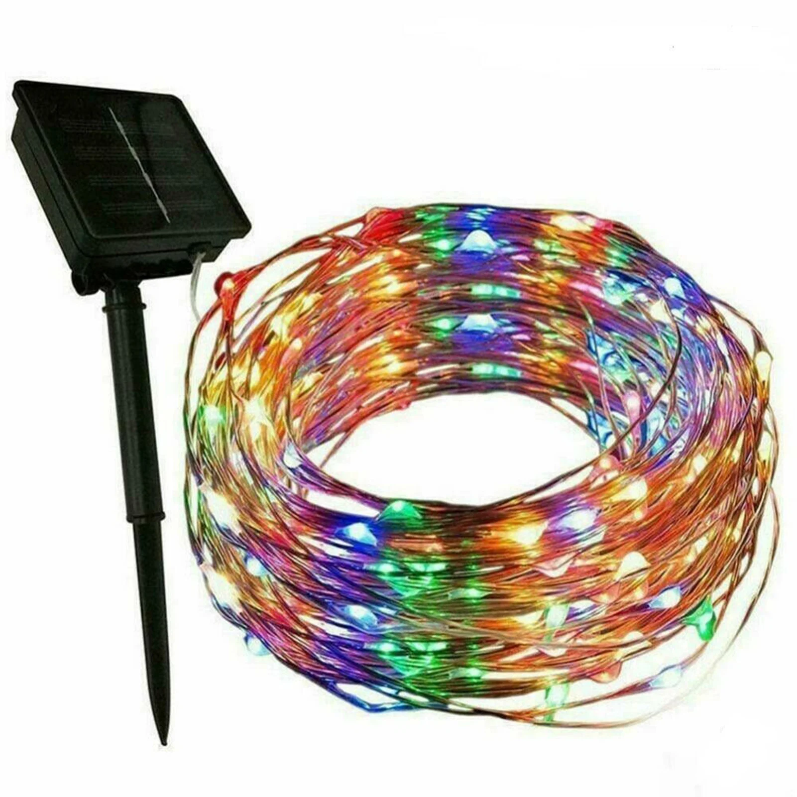 

8 режимов 100/200 светодиодный Панели Солнечные Строка светильник Медный провод Фея светильник s Водонепроницаемый сад вечерние декоративный ...