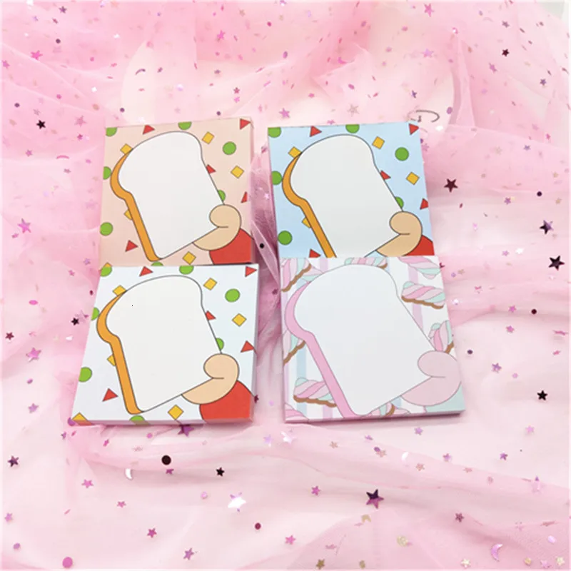 SIXONE 80 листов Ins девушка сердце тост сплоченный оставить сообщение бумага Kawaii