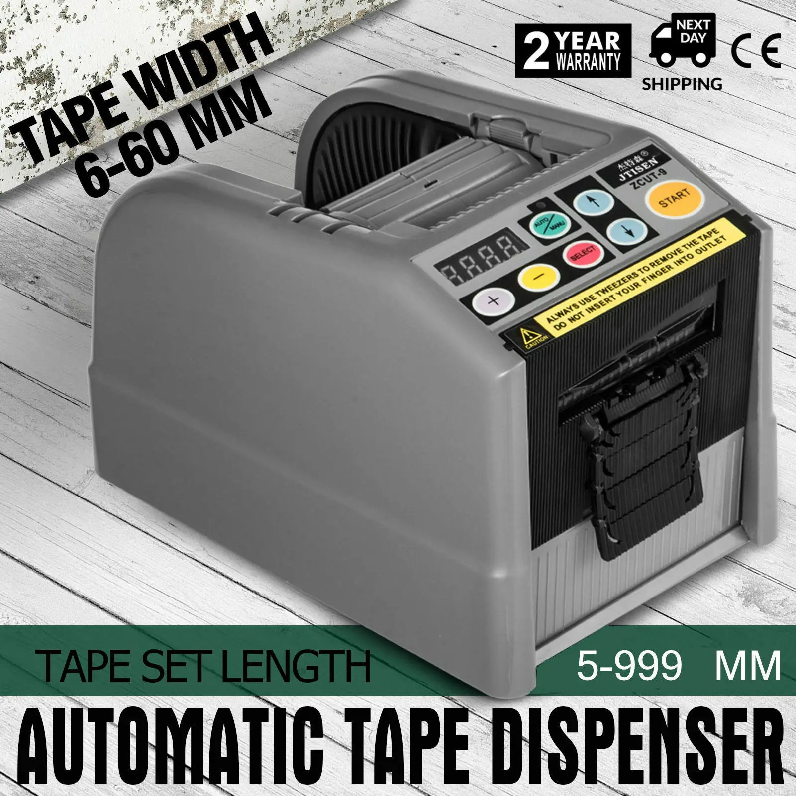 

Automatic Tape Cutter Machine Tape Dispenser with LED Display 220V