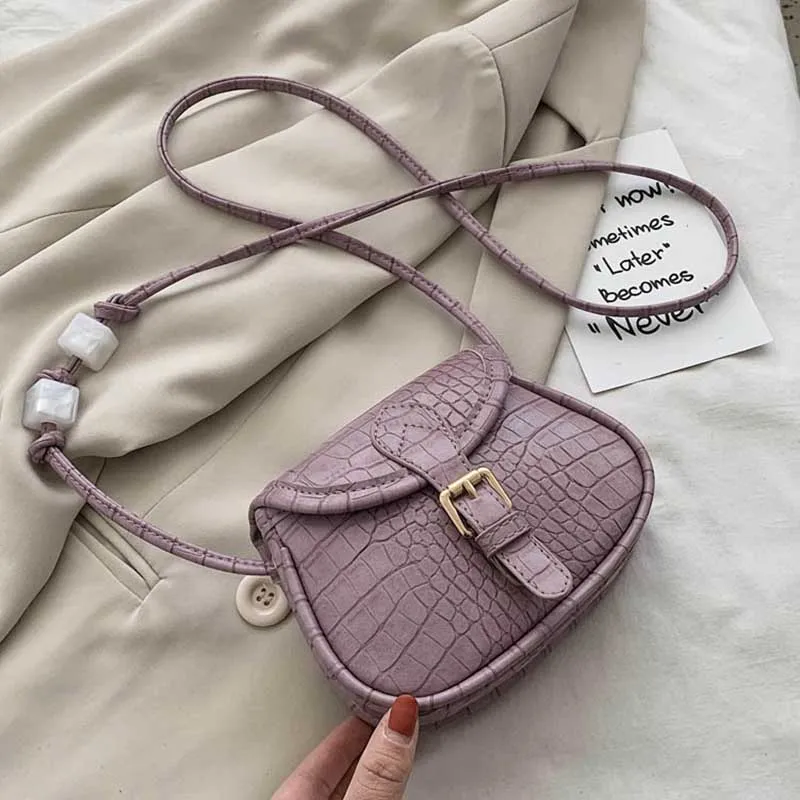 

Stone Pattern PU Leather Crossbody Bags Sac A Main Female For Women 2021 Fashion Shoulder Messenger Bag Lady Travel Handbags