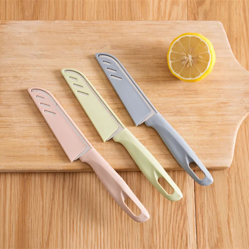 

Fruit cutter stainless steel slice fruit cutter APPLE PEELER portable safety peeler kitchen knife