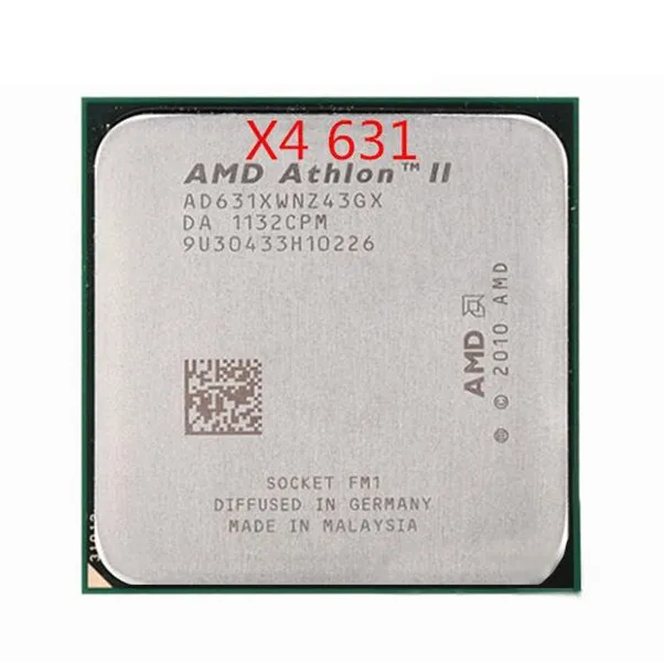 Четырехъядерный процессор AMD Athlon II X4 631 FM1 100% рабочий процессор|desktop processor|athlon ii