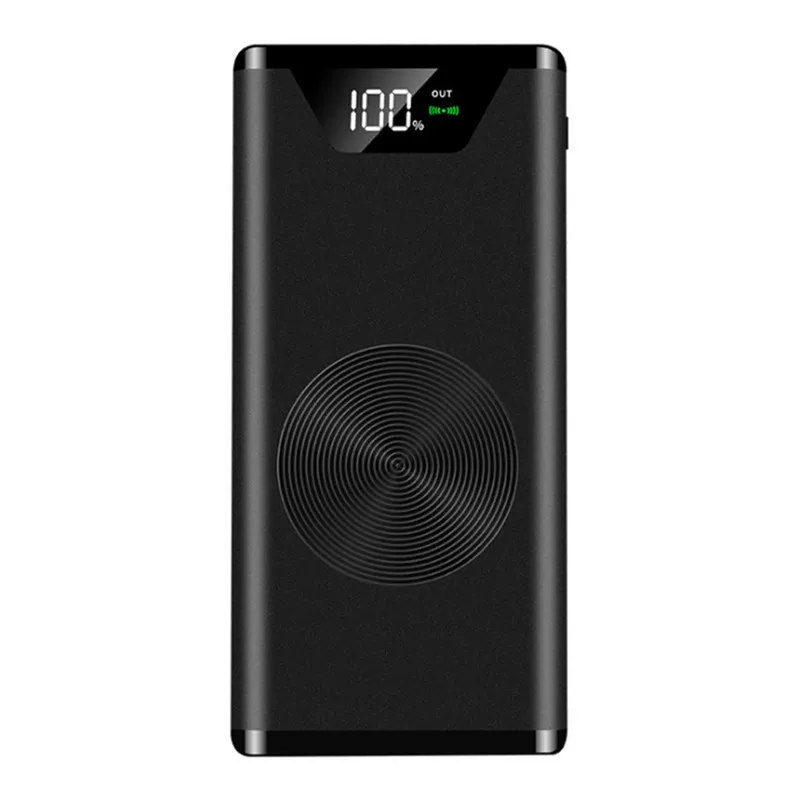 

For 20000mah 80000mAh Wireless Power Bank Portable Ultra-thin Digital Display Charger Outdoor Travel Fast Charging for Xiaomi