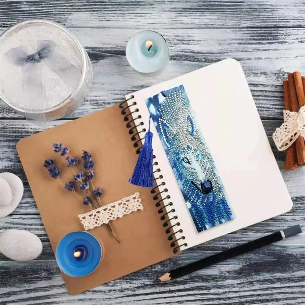 5D DIY особой формы Алмаз закладки с живописью алмазная вышивка крестиком