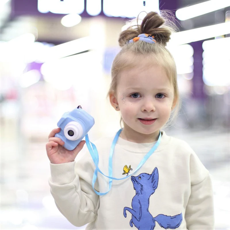 Mini Digital Camera Toys for Kids - 2 Inch HD Screen - Rechargeable Photography Props - Cute Baby Child Birthday Gift - Outdoor Game image 2