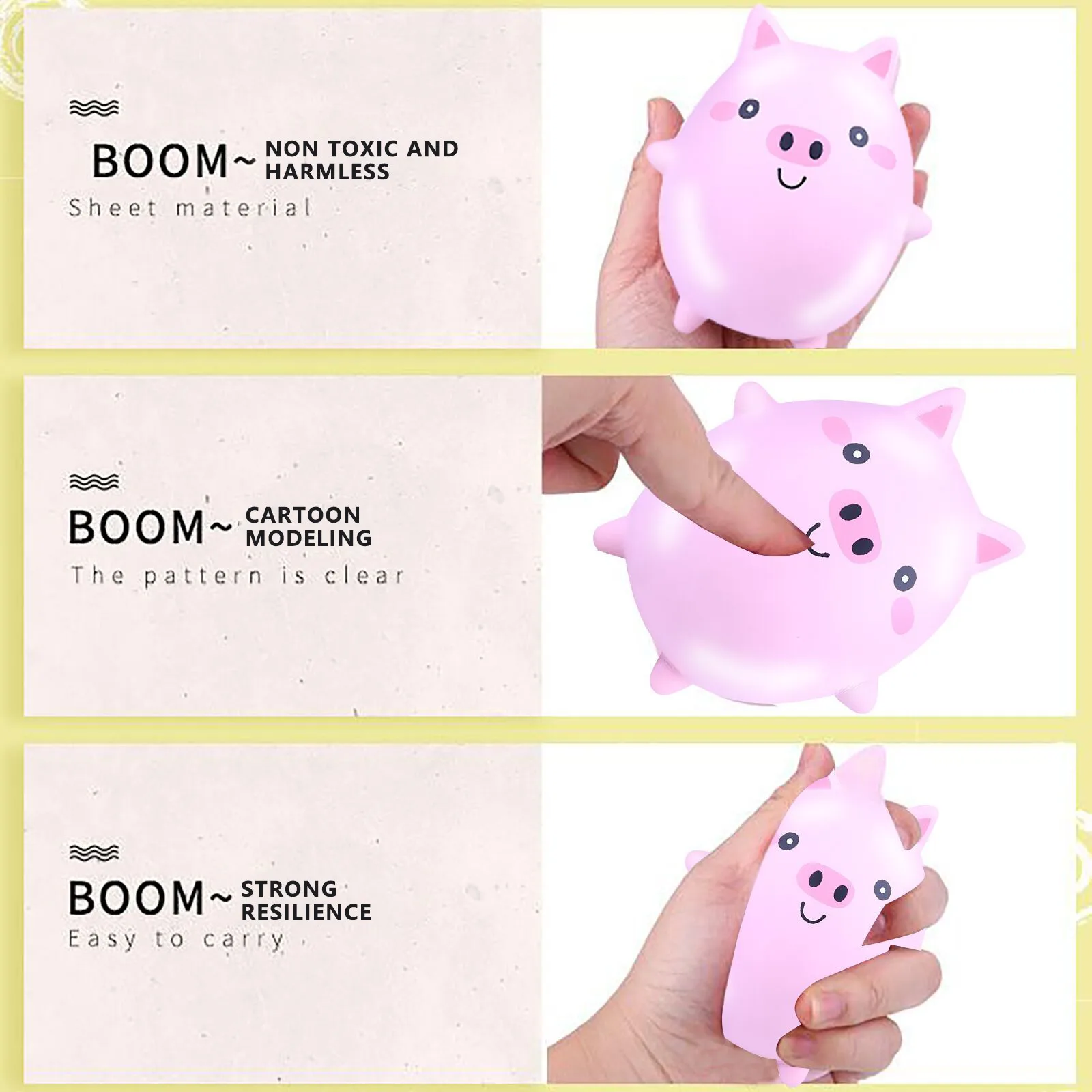 

Kawaii Cute Decompression Vent Dumplings Spoof Vent Toys Pinch Student Gifts 10ml Sensory Squeeze Squishy Antistress Fidget #50