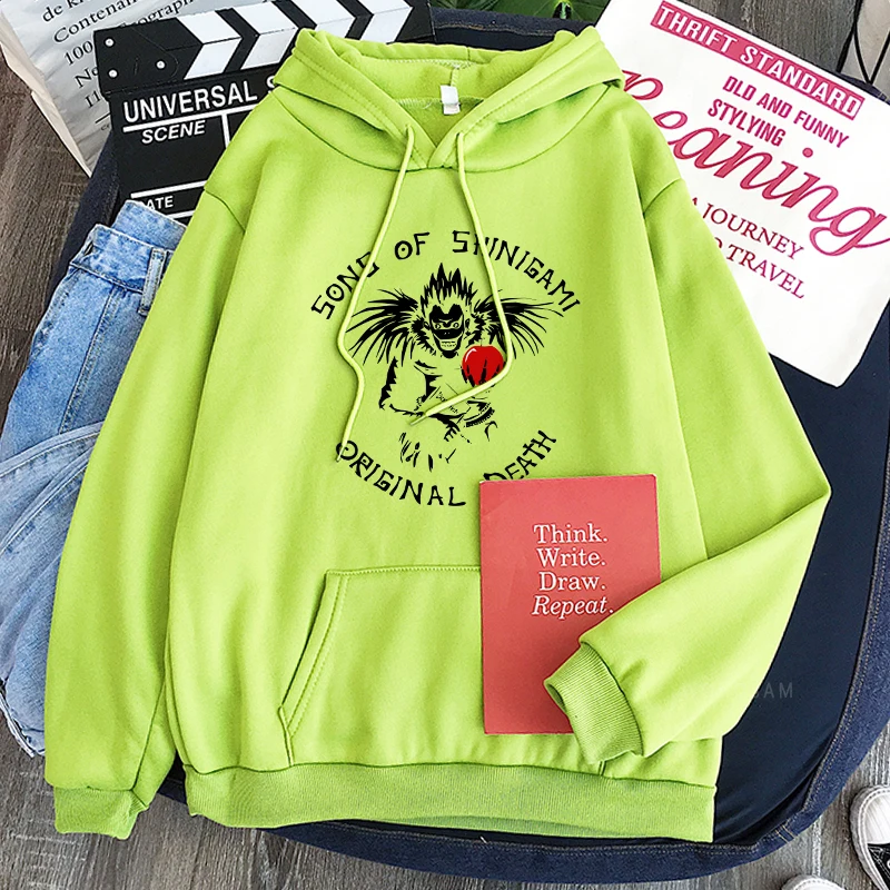 Толстовка унисекс в стиле аниме тетрадь смерти | Толстовки и свитшоты
