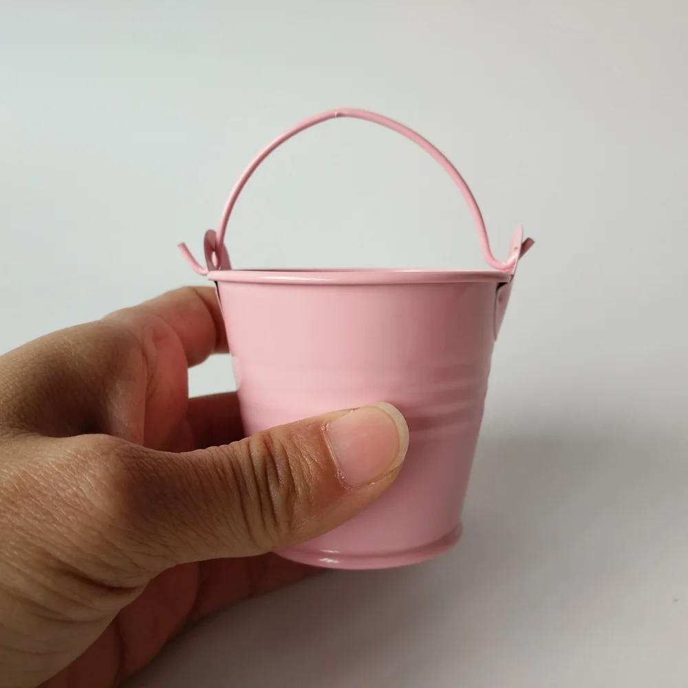 100 шт./лот D6 * H5CM подставки для суккулентов оловянные ведра декоративные парусы