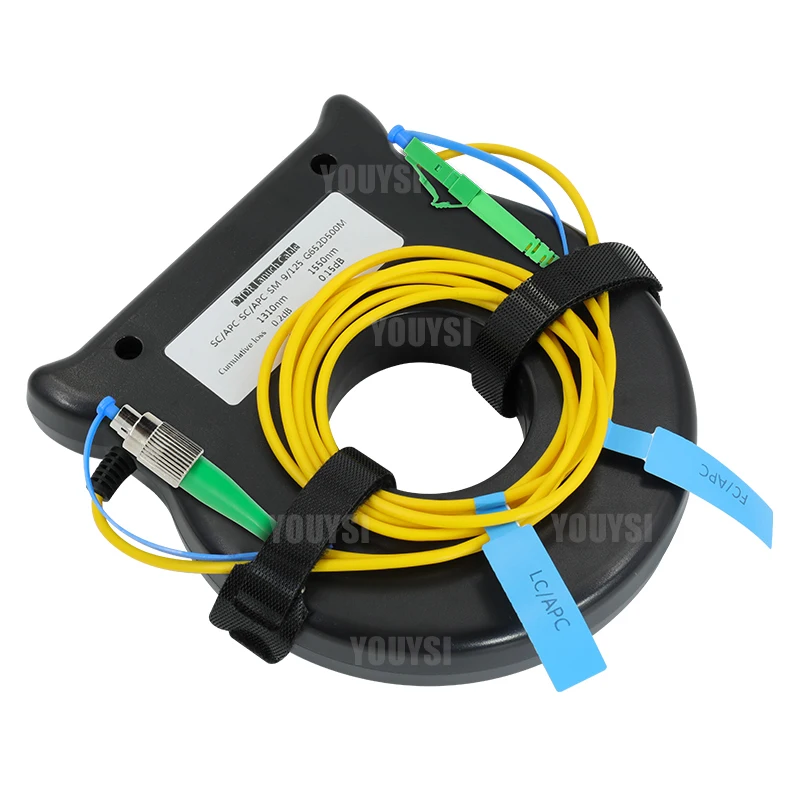 LC/APC FC/APC OTDR волоконный пусковой кабель коробка 150 м/300 м/500 м/1 км SM 9/1310 мкм