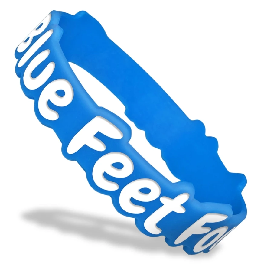 

100 Pieces Customized Irregular Bracelet Silicone Custom Wristband Armband for Kids Students Adults