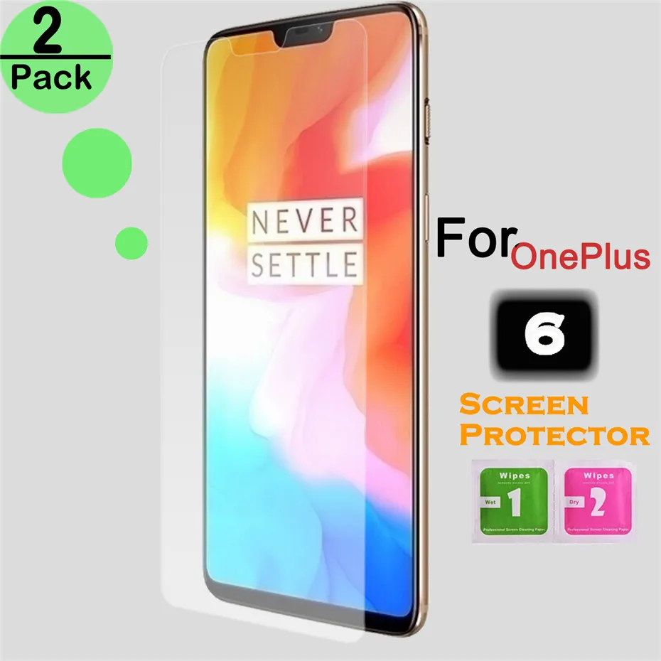 2 шт./лот Экран протектор для Oneplus 1 + 3 3t 5/5 T 6 X A0001 A2001 A3000 Закаленное Стекло
