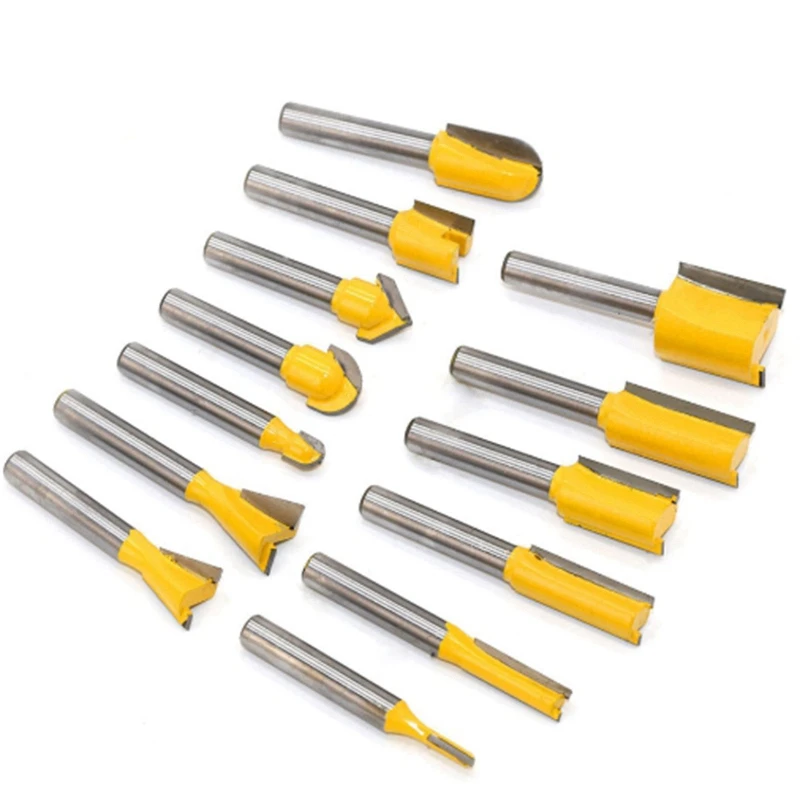 

35PCS 6.35mm 1/4inch Shank Tungsten Carbide Milling Cutter Set for Electric Milling Cutter Dresser with Storage Box